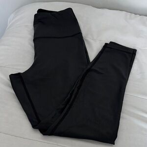 90 Degree By Reflex Faux Leather High Rise Ankle Leggings